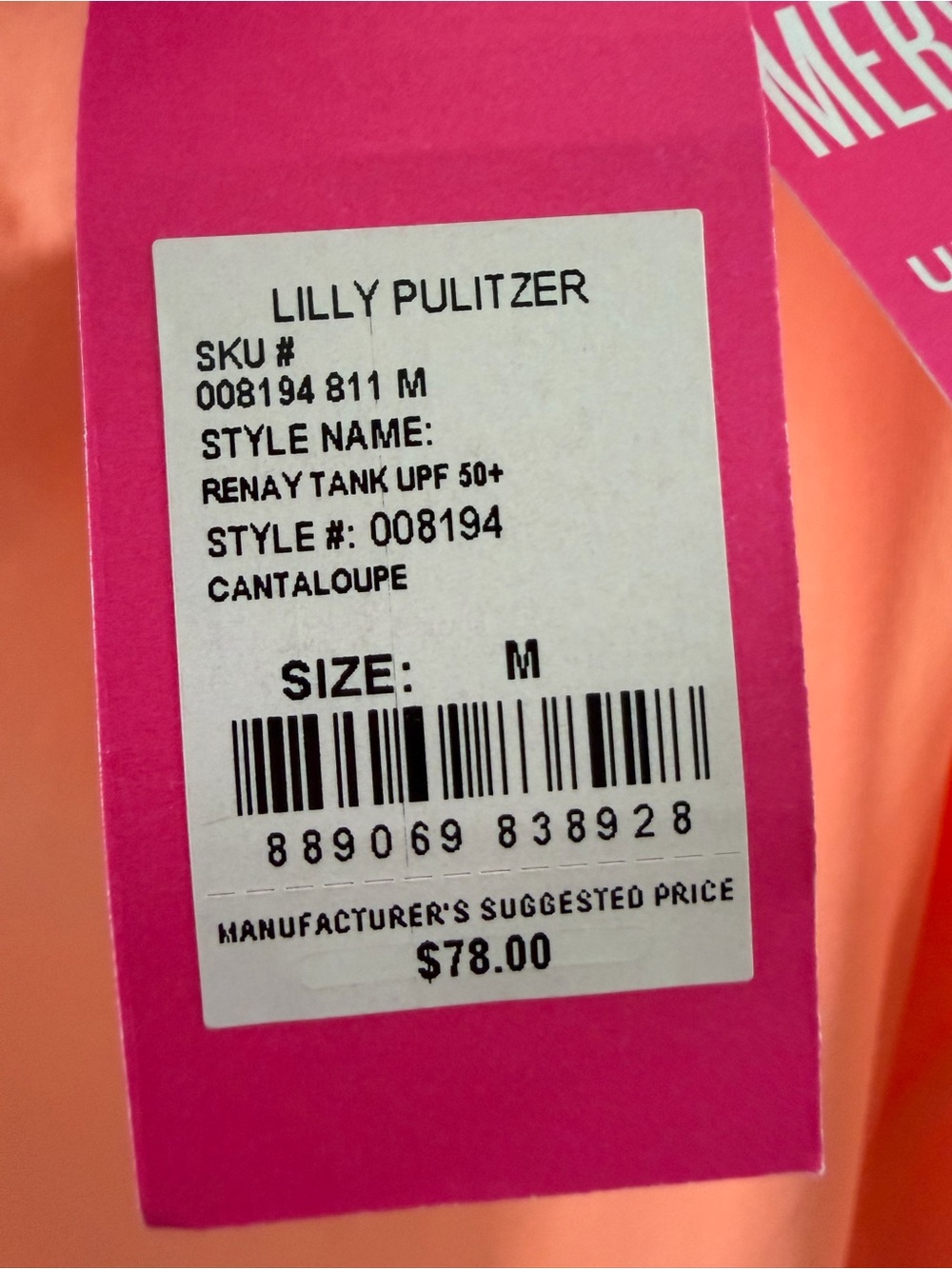 NWT Lilly Luxletic tank - Picture 2 of 2